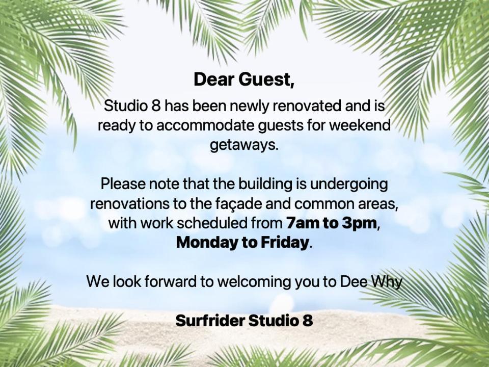 Dee Why Beach - Surfrider Studio 8 Apartment Deewhy Exterior photo